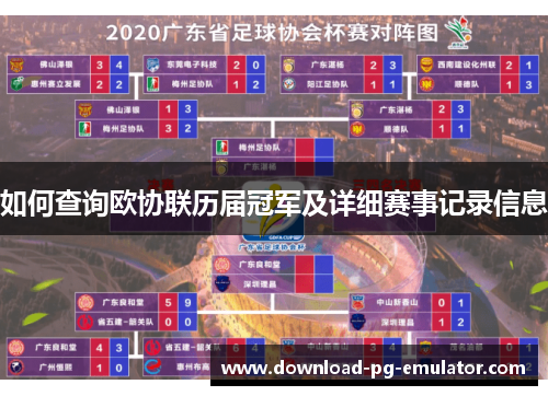 如何查询欧协联历届冠军及详细赛事记录信息